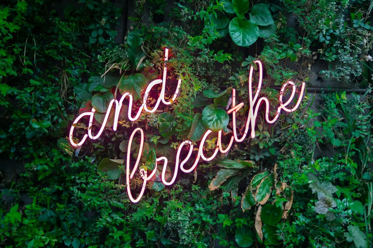 Calm studio setting for mindful downtime